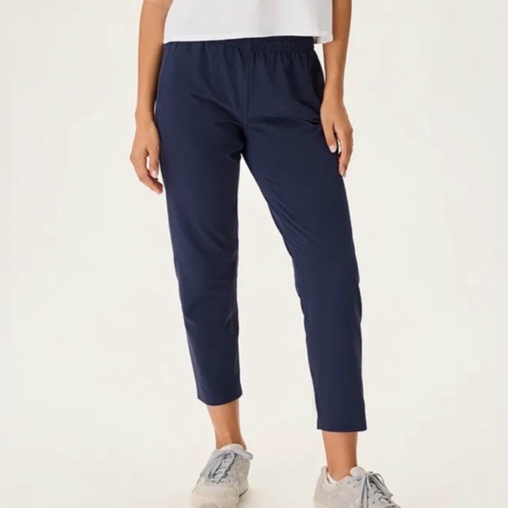 Outdoor Voices Women's Navy Straight Leg Pants